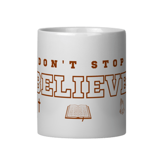 Nome do produto Caneca de porcelana personalizada Belive