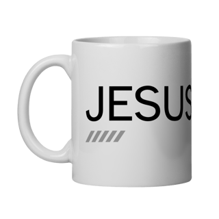 Caneca de porcelana personalizada Jesus Vive