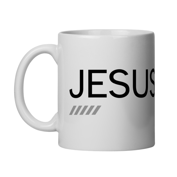 Caneca de porcelana personalizada Jesus Vive