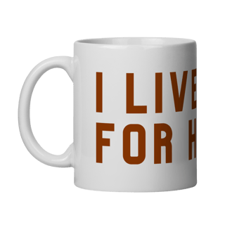 Nome do produto Caneca de Porcelana Personalizada I Live