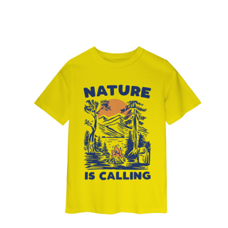 Nome do produto Camiseta Infantil Nature is callinng