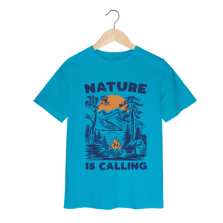 Nome do produto Camiseta Infantil Nature is callinng