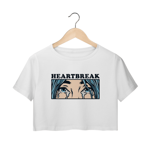 Cropped Estampado Heartbreak