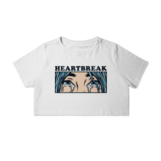 Nome do produto Cropped Estampado Heartbreak