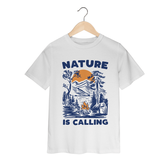 Camiseta Infantil Nature is callinng