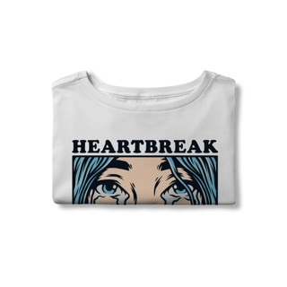 Nome do produto Cropped Estampado Heartbreak