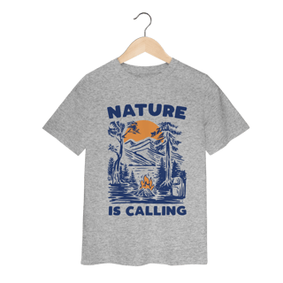 Nome do produto Camiseta Infantil Nature is callinng