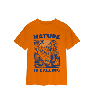 Nome do produto Camiseta Infantil Nature is callinng