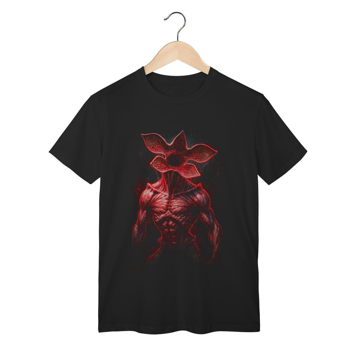 Nome do produto: Camiseta Masc. Stranger Things Demogorgon