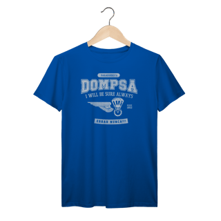 Nome do produto Camiseta PQDT DOMPSA – Dobragem e Manutenção de Pára-quedas