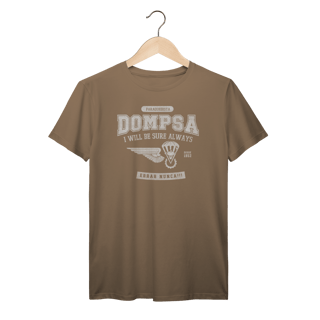 Nome do produto Camiseta PQDT DOMPSA – Dobragem e Manutenção de Pára-quedas