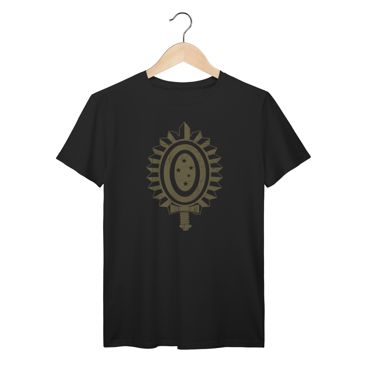 Camiseta Exército Brasileiro Brasão Dourado – Linha Prime