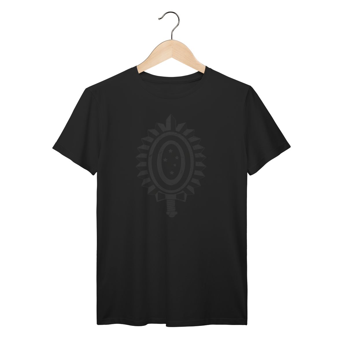 Camiseta Exército Brasileiro Brasão Cinza – Linha Prime