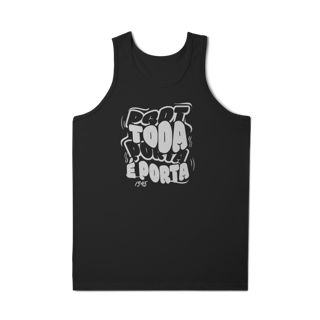 Nome do produto Camiseta “Toda Porta é Porta” – Linha Meme