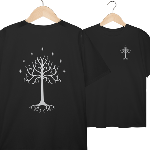 Árvore Branca de Gondor - Frente e Costas [Plus Size]