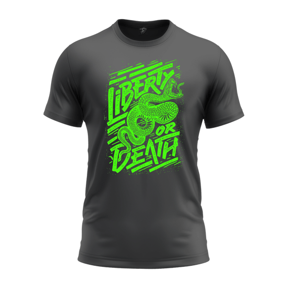 Camiseta Militar Liberty or Death Mamba
