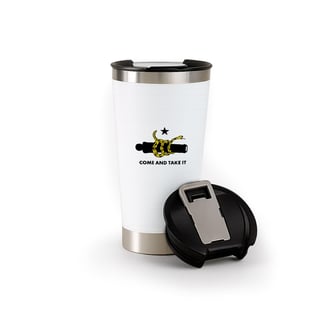 Copo Térmico Militar Come And Take It Mamba Estampa Frente e Verso DTF UV