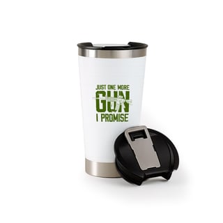 Nome do produtoCopo Térmico Militar Just One More Gun Mamba Estampa Frente e Verso DTF UV