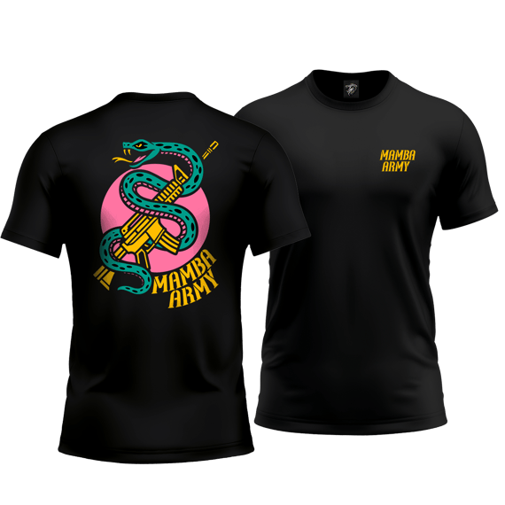 Camiseta Militar Mamba Army Strike & Fire