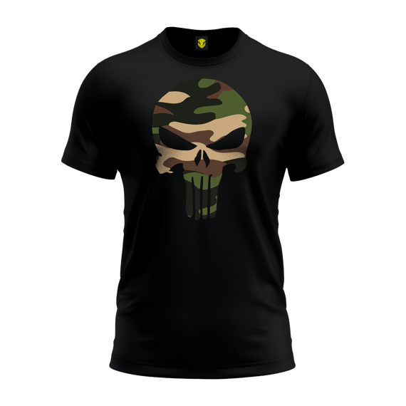 Camiseta Punisher Unit Camuflada Multican