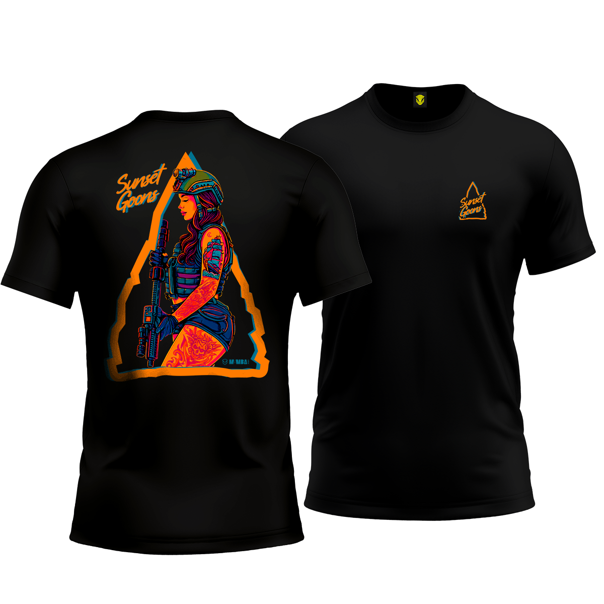 Nome do produto: Camiseta Sunset Goons – Recon Sentinel Mamba Army