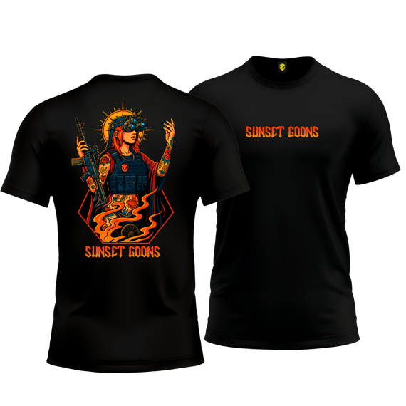 Camiseta Sunset Goons – Fireborn Overseer - Mamba Army
