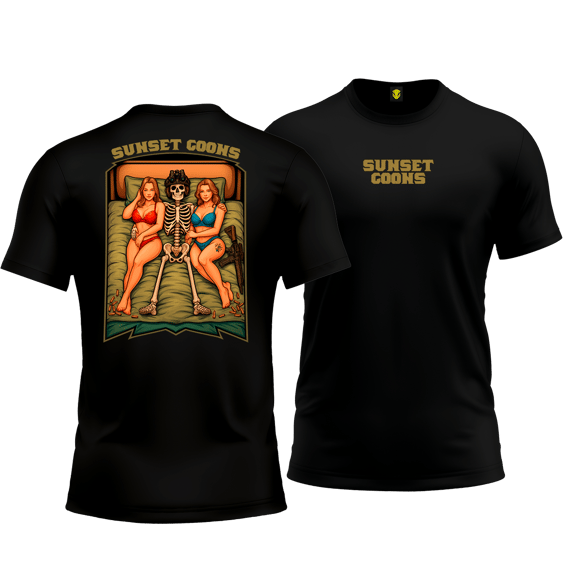 Camiseta Sunset Goons – Skull King Lounge - Mamba Army