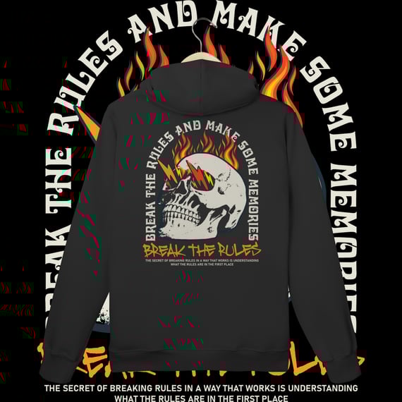 QUEBRE AS REGRAS - MOLETOM CANGURU [COSTAS]