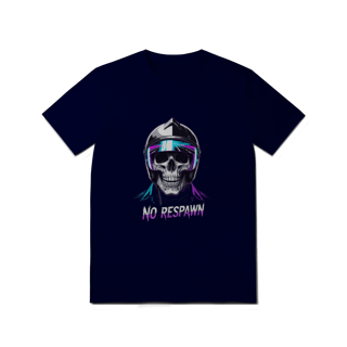 Nome do produto Camiseta “No Respawn” – Edição Gamer Neon