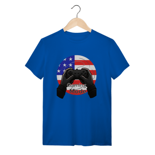 Nome do produto Camiseta “Gaming Mode: USA” – Power Up America