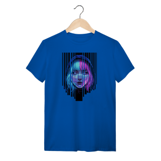 Nome do produto Camiseta “Neon Mind” – Luz e Sombras do Futuro