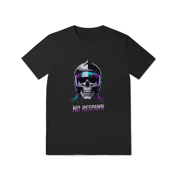 Camiseta “No Respawn” – Edição Gamer Neon