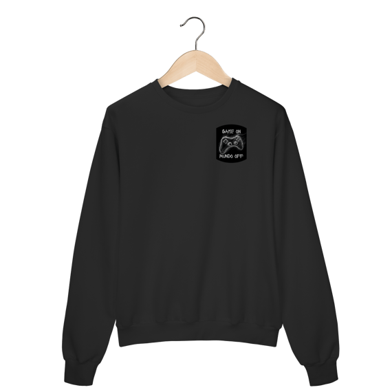 Blusa “Game On, Mundo Off” – Modo Foco Ativado