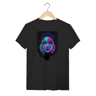Nome do produto Camiseta “Neon Mind” – Luz e Sombras do Futuro