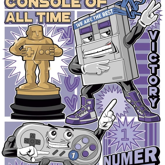Camiseta SuperNES champion