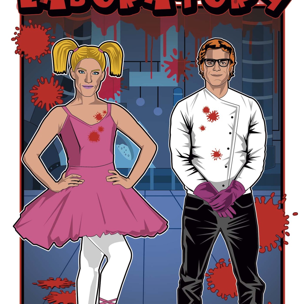 Nome do produto: Camiseta Lab do Dexter e Debra