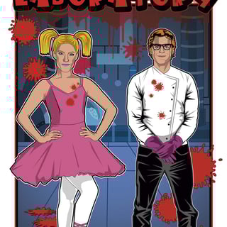 Camiseta Lab do Dexter e Debra