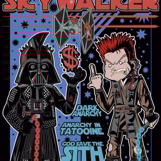 Nome do produto Moletom Anakin Skywalker / Vader Punk