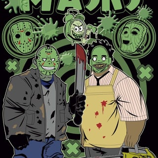 Nome do produto Moletom The Masks (Terror)