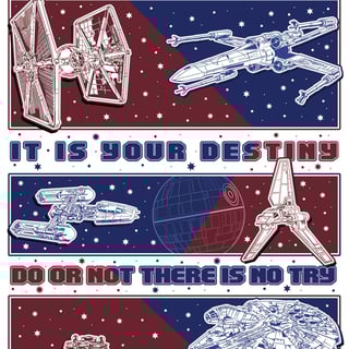 Nome do produto Moletom Star Wars (Naves)