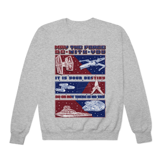 Nome do produto Moletom Star Wars (Naves)