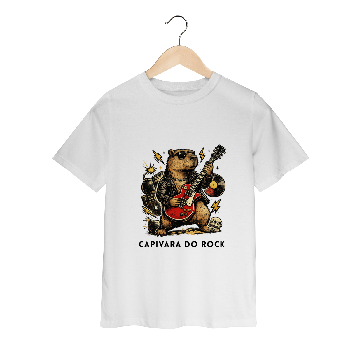Nome do produto: Classic Infantil - Capivara do Rock 