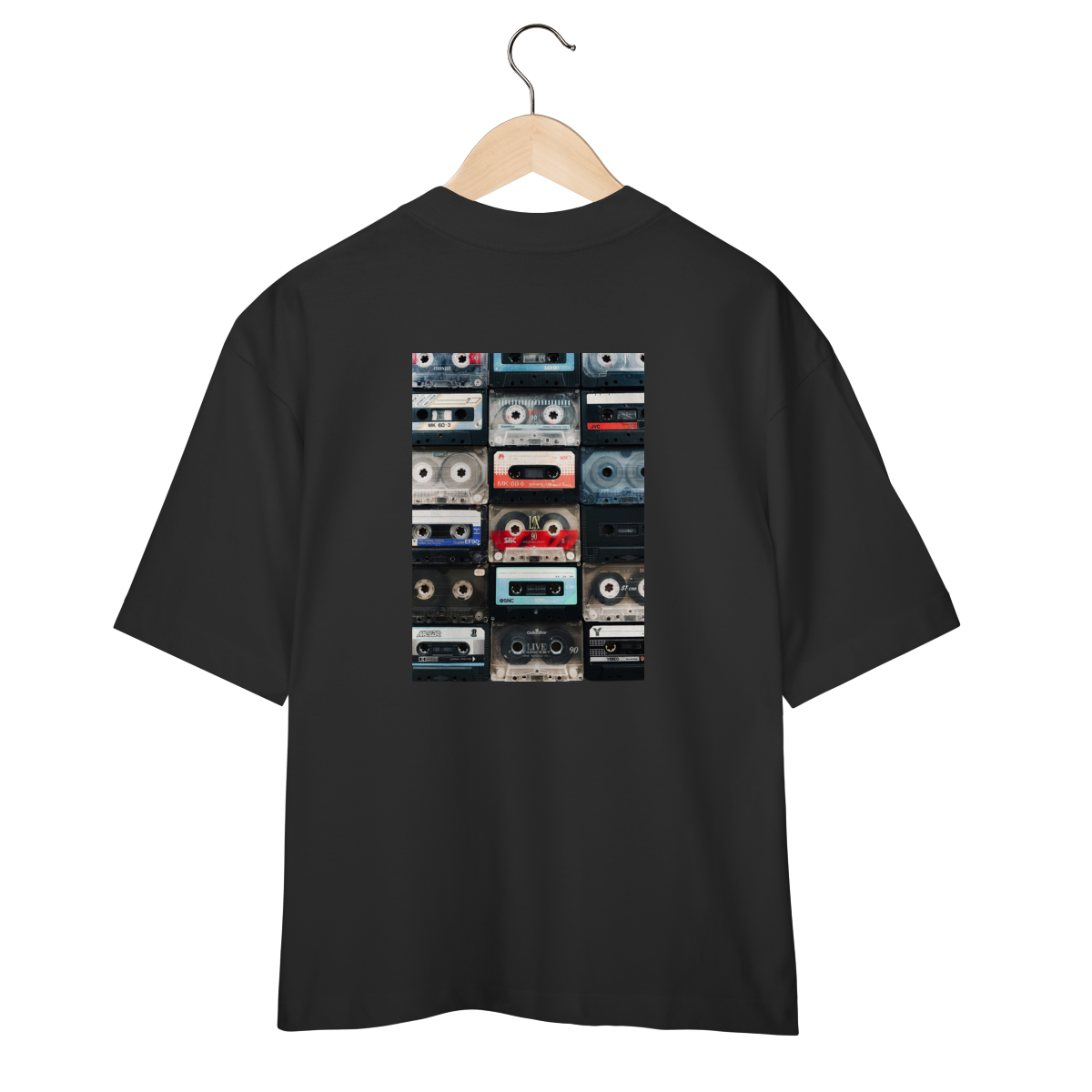 Nome do produto: Oversized - Fita Cassette (Retro)