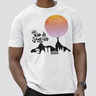 Nome do produto Camiseta Masculina Quality - Rio de Janeiro Terra do Samba