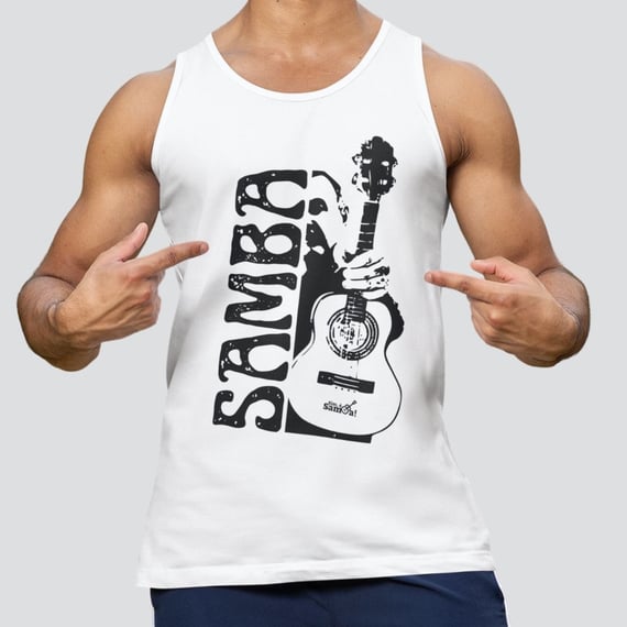 Camiseta Regata Masculina Quality - Samba e Cavaco
