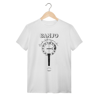 Nome do produto Camiseta Masculina Quality - Banjo Quando a Batida Ressoa na Alma