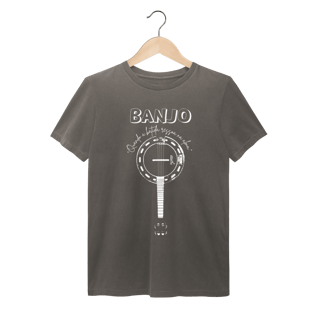 Nome do produto Camiseta Masculina Estonada - Banjo Quando a Batida Ressoa na Alma