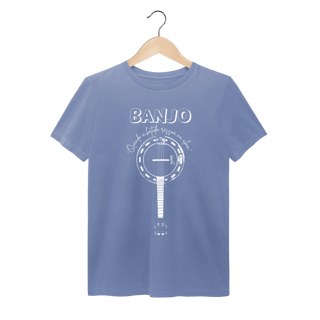 Nome do produto Camiseta Masculina Estonada - Banjo Quando a Batida Ressoa na Alma