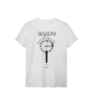 Nome do produto Camiseta Masculina Quality - Banjo Quando a Batida Ressoa na Alma