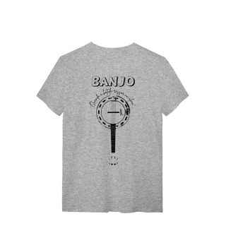 Nome do produto Camiseta Masculina Quality - Banjo Quando a Batida Ressoa na Alma